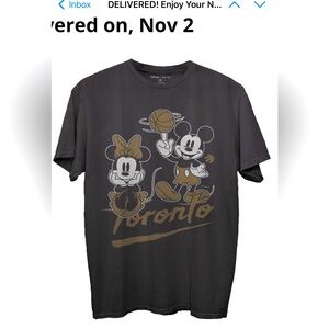 Disney x Junk Food Toronto raptors tshirt